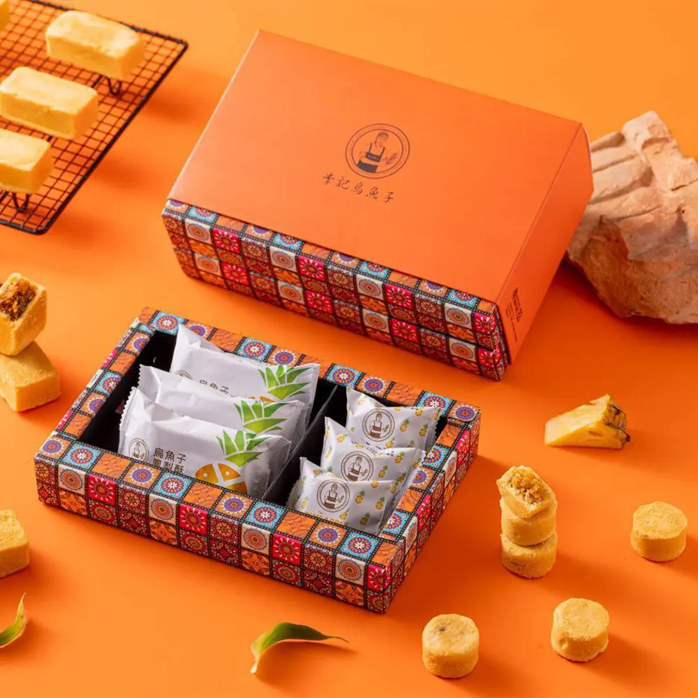 【李記烏魚子】烏魚子鳳梨酥雙層精裝禮盒/ 下單5個工作天出貨