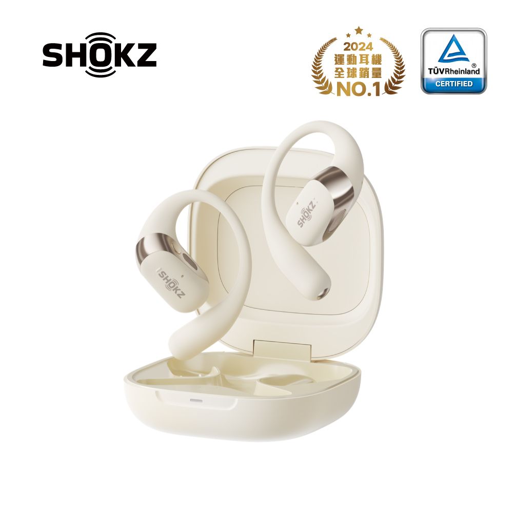 SHOKZ OpenFit 2+ T921開放式耳機/ 白