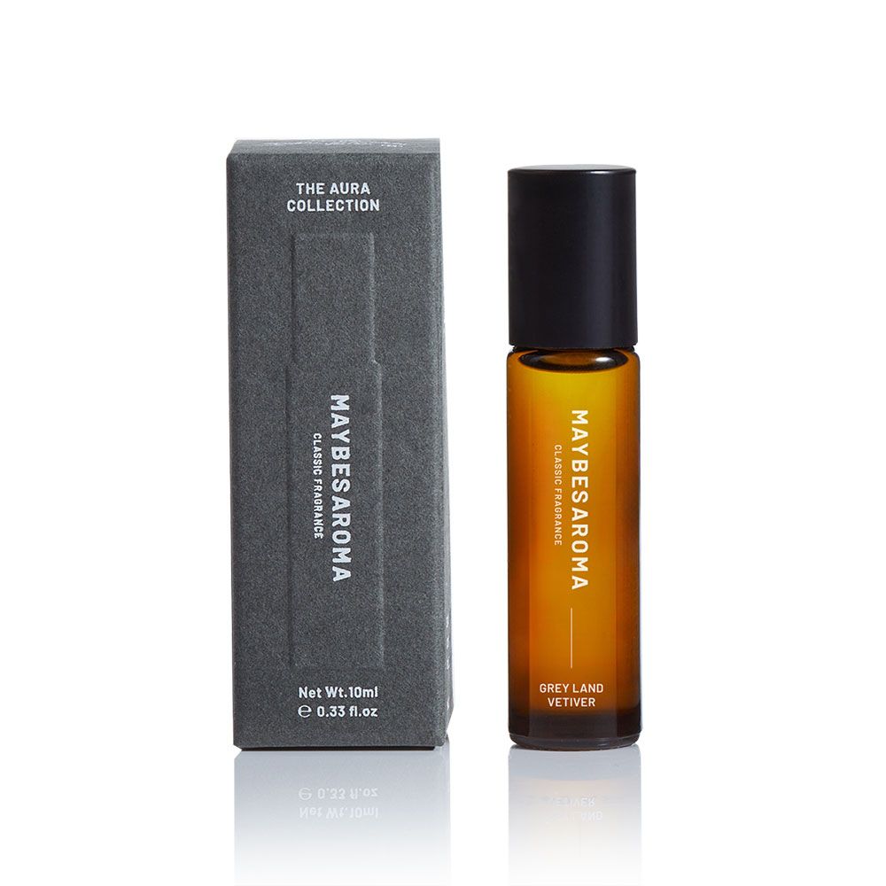 MAYBES AROMA精油滾珠香水瓶/ 灰境香根/ 10ml