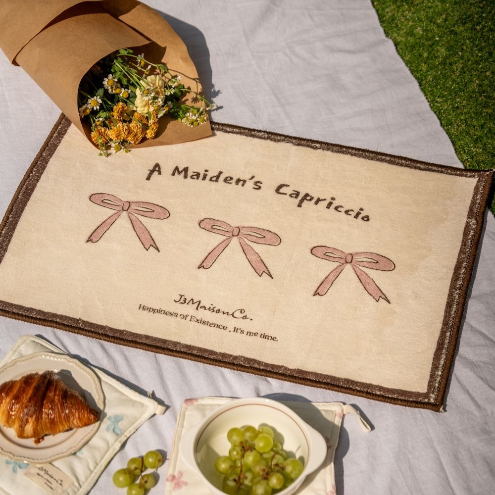 J3MaisonCo. Maiden's ribbon 吸水腳踏墊