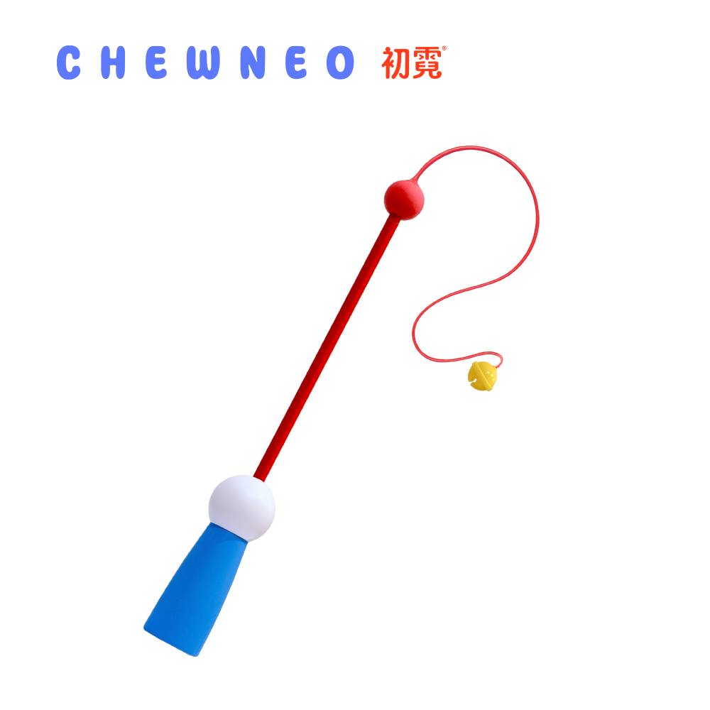 CHEWNEO 伸出圓手 喵魔杖 鈴鐺逗貓棒