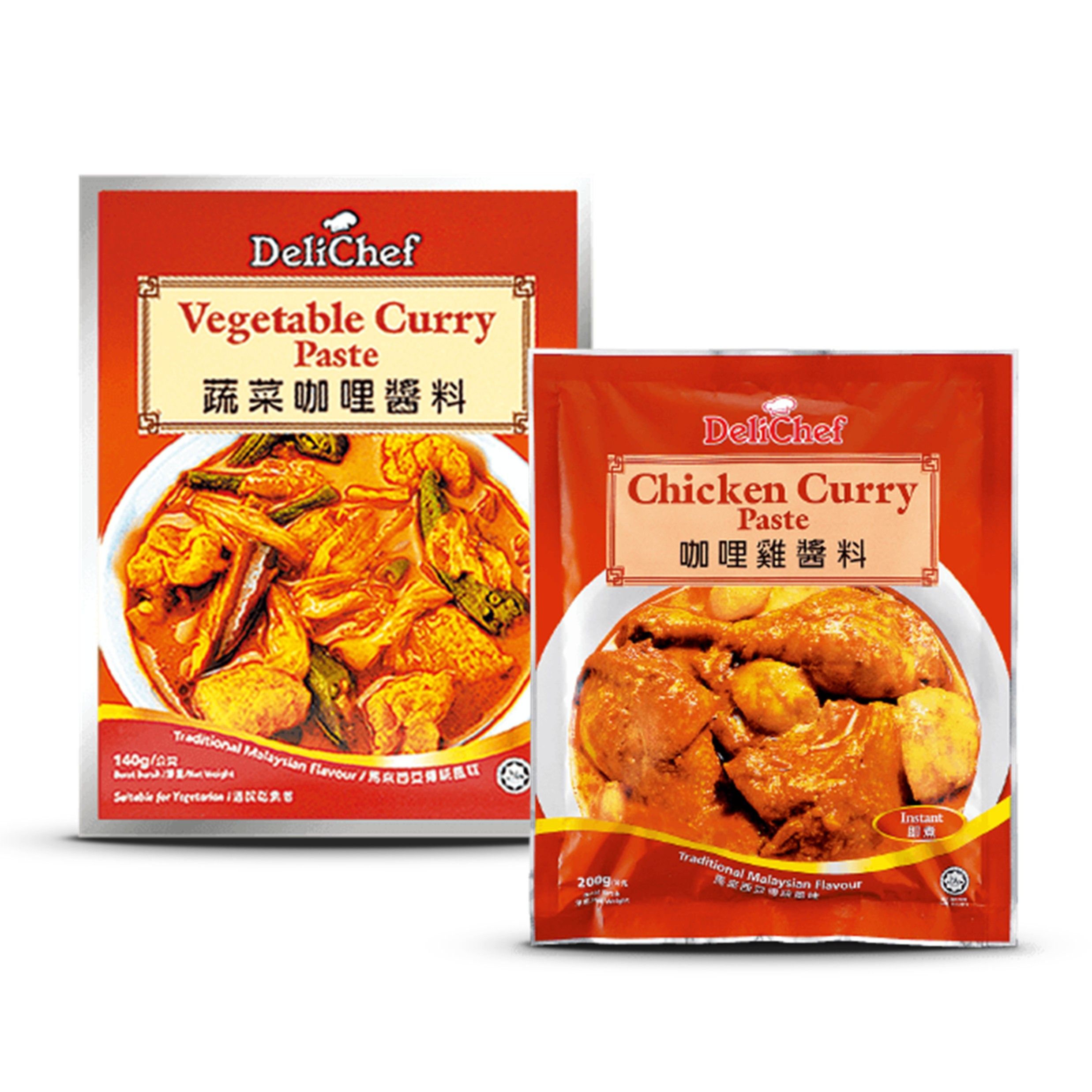 【DELICHEF】咖哩醬料組(咖哩雞風味醬料+DELICHEF咖哩醬料各3包)