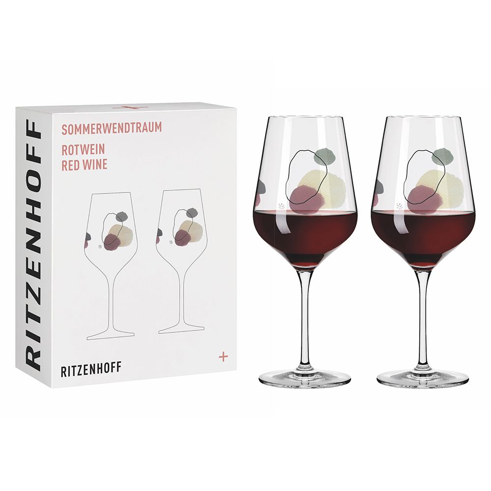【德國 RITZENHOFF】仲夏夜之夢系列- 紫色夢幻紅酒對杯/ 570 ml