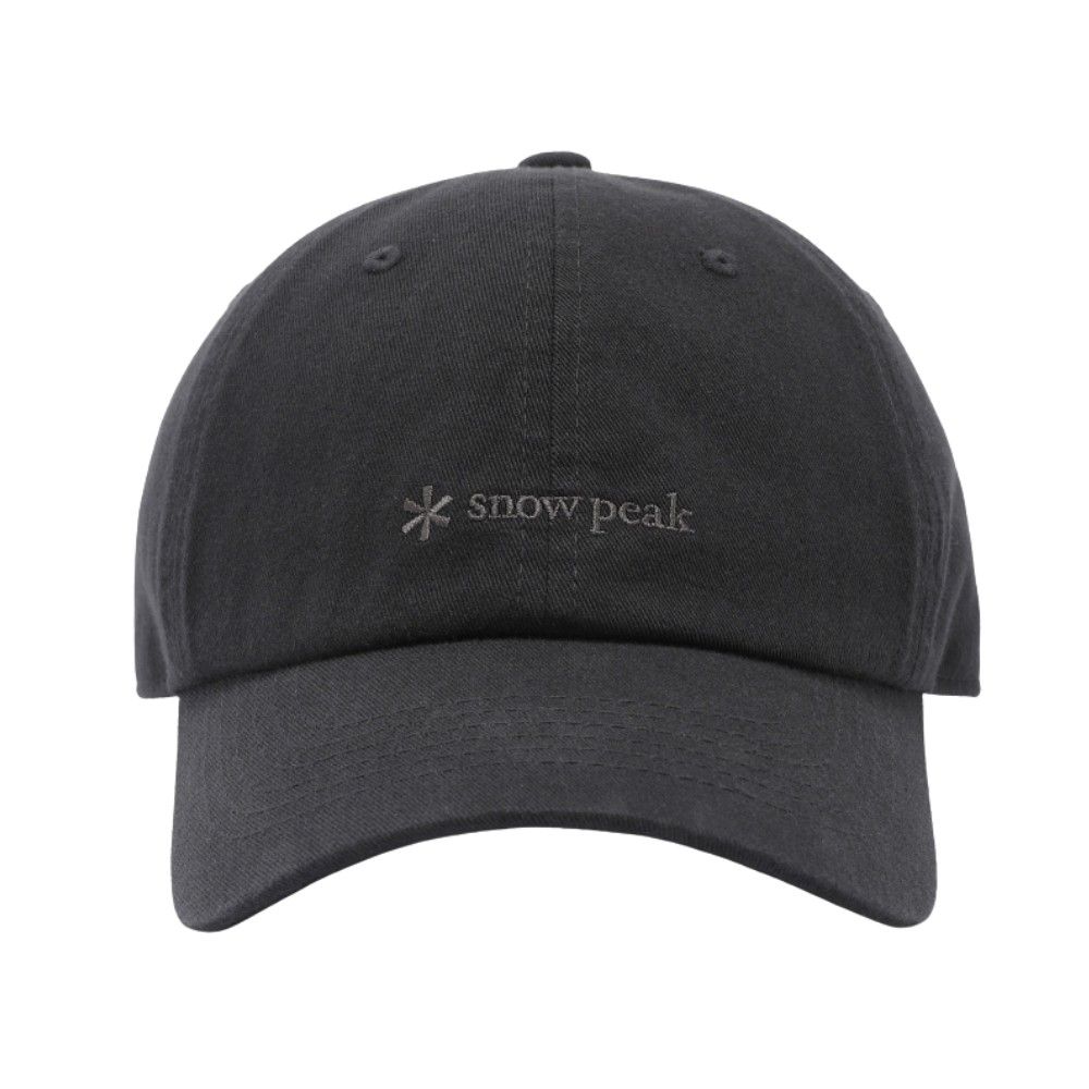 韓國 Snow Peak CLEND BALL CAP 高質感純棉刺繡棒球帽/ 深炭灰Dark Charcoal/ 預購 L