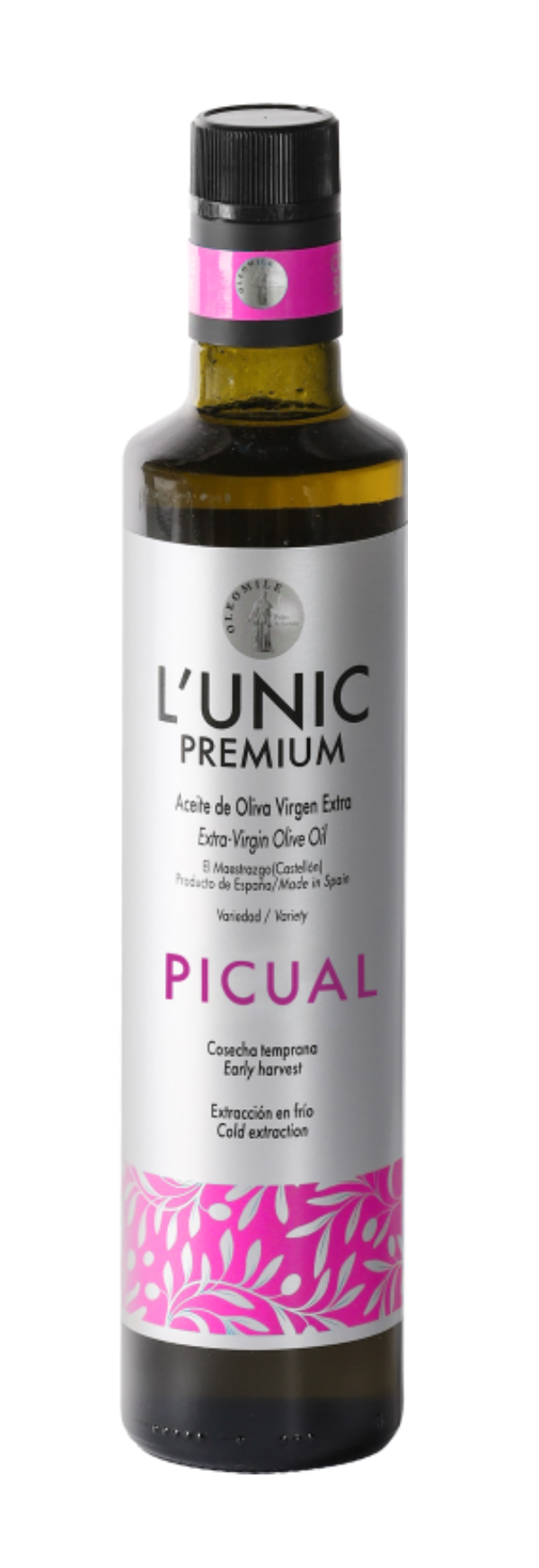 西班牙OLEOMILE L'UNIC純淨果香系列PICUAL特級初榨橄欖油