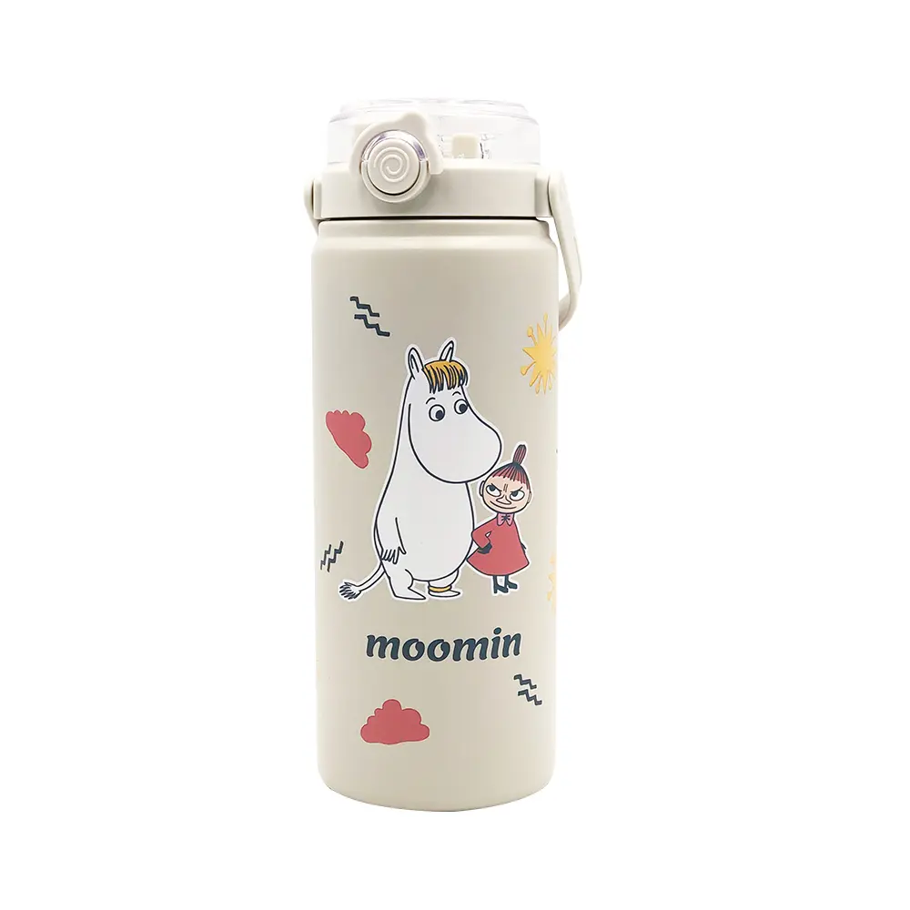 台灣獨家設計款➤MOOMIN手提大容量保溫壺1200ml