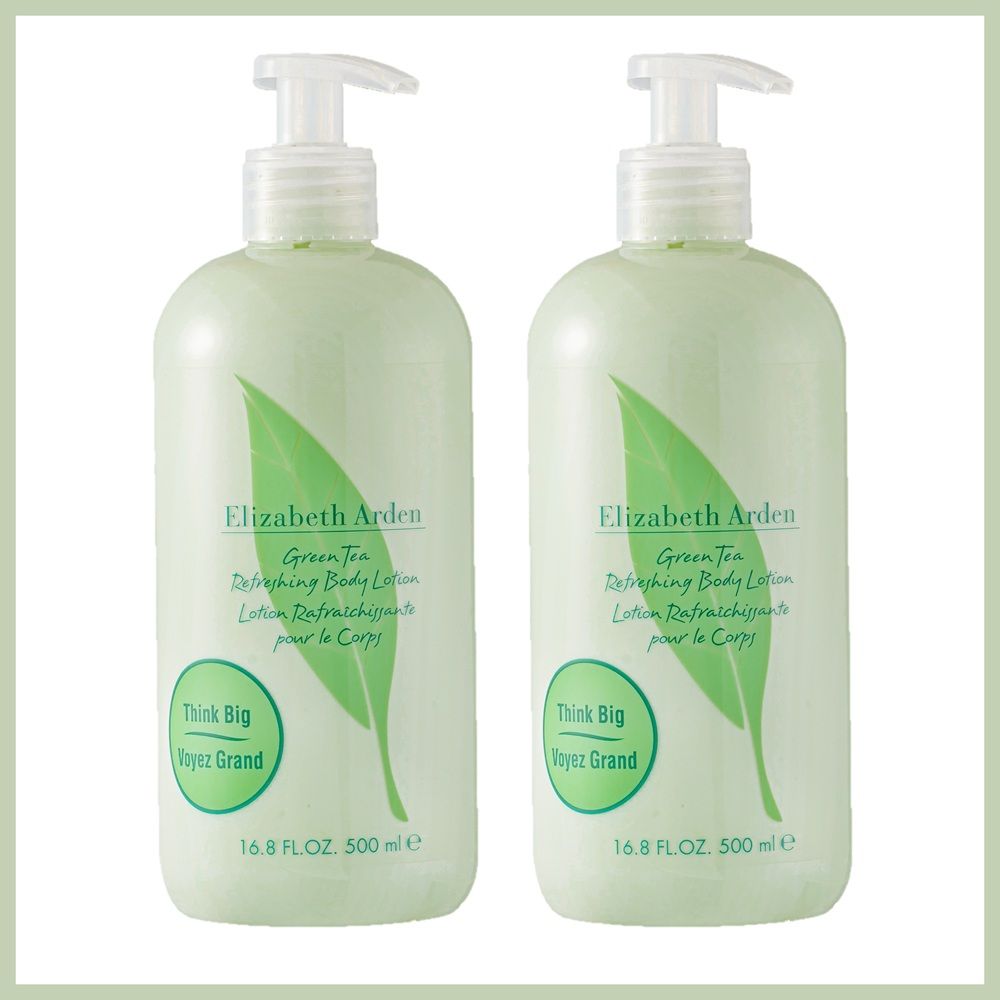 【Elizabeth Arden雅頓】綠茶香水身體乳500ml 兩入組 公司貨