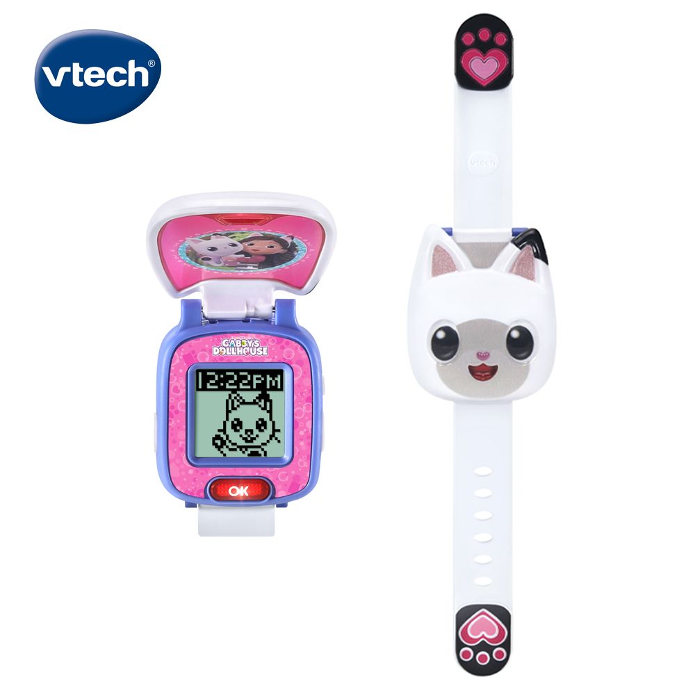 vtech蓋比的娃娃屋遊戲學習手錶/ 貓熊喵