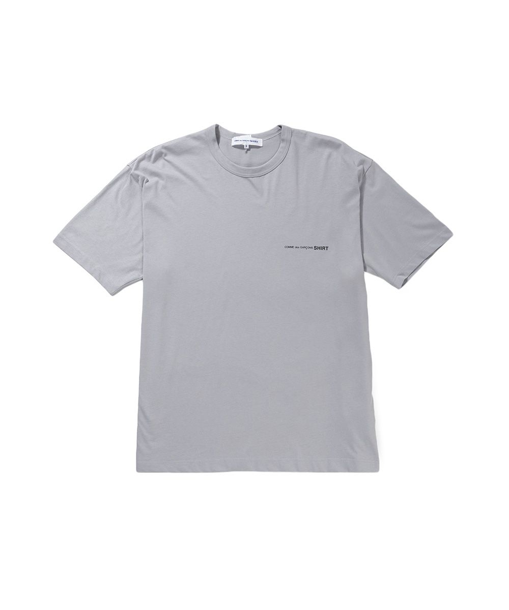 COMME des GARÇONS Shirt 左前logo灰色短袖TEE_男/中性/ L
