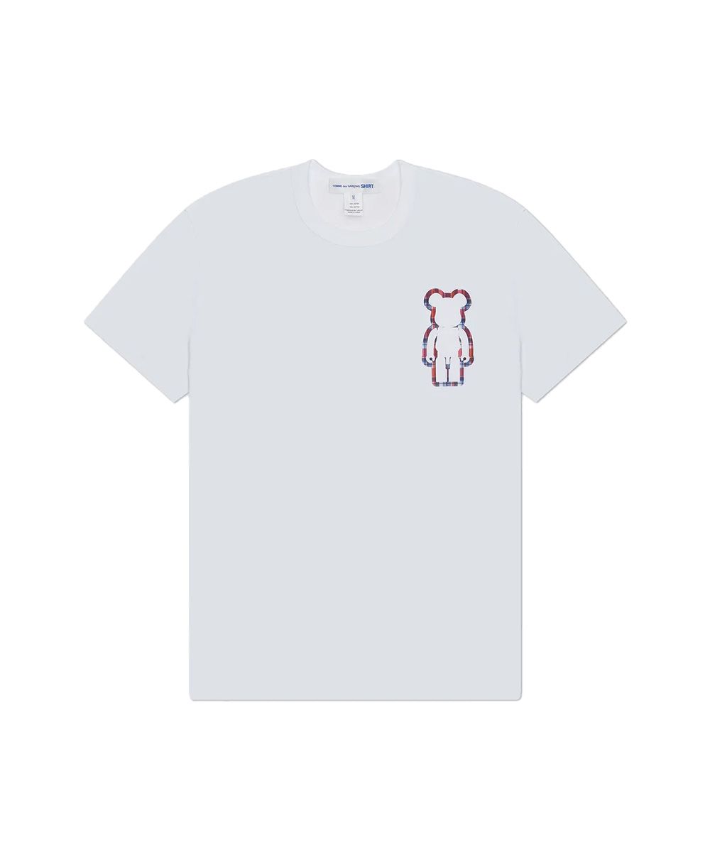 COMME des GARÇONS Shirt 暴力熊白色短袖TEE_男/中性/ M