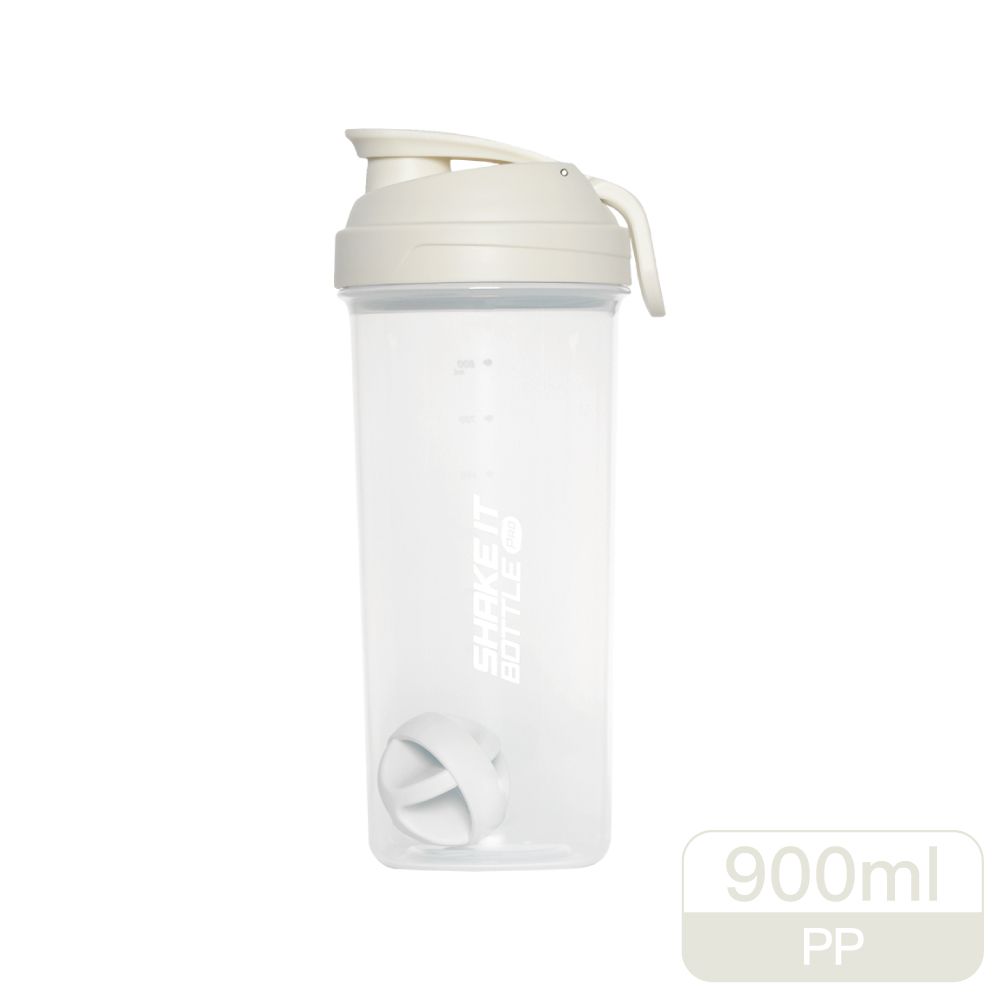 LocknLock樂扣樂扣透能搖搖水壺/ 霧白/ 900ml