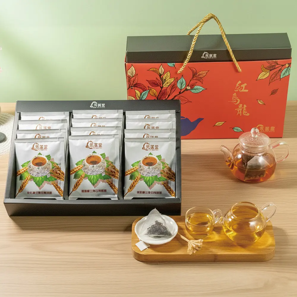【禾滿堂】紅烏龍三角立體茶包3g-12入禮盒