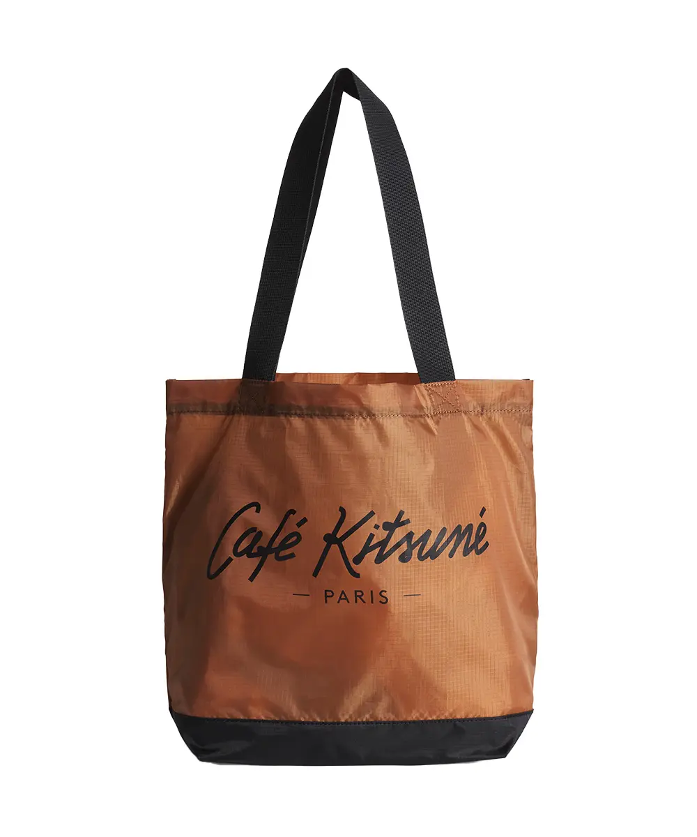 CAFÉ KITSUNÉ 摺疊防撕布購物袋