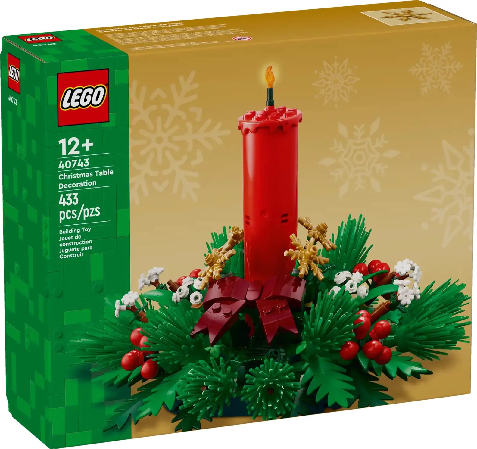LEGO樂高積木/ 節慶/ 40743/ 耶誕桌飾