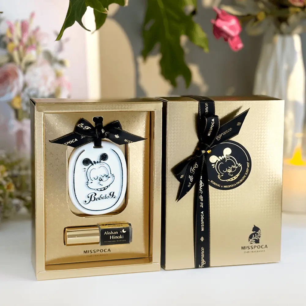 長榮指定住房禮✦MISSPOCA Bobdog聯名款寵物友善舒眠香氛禮盒