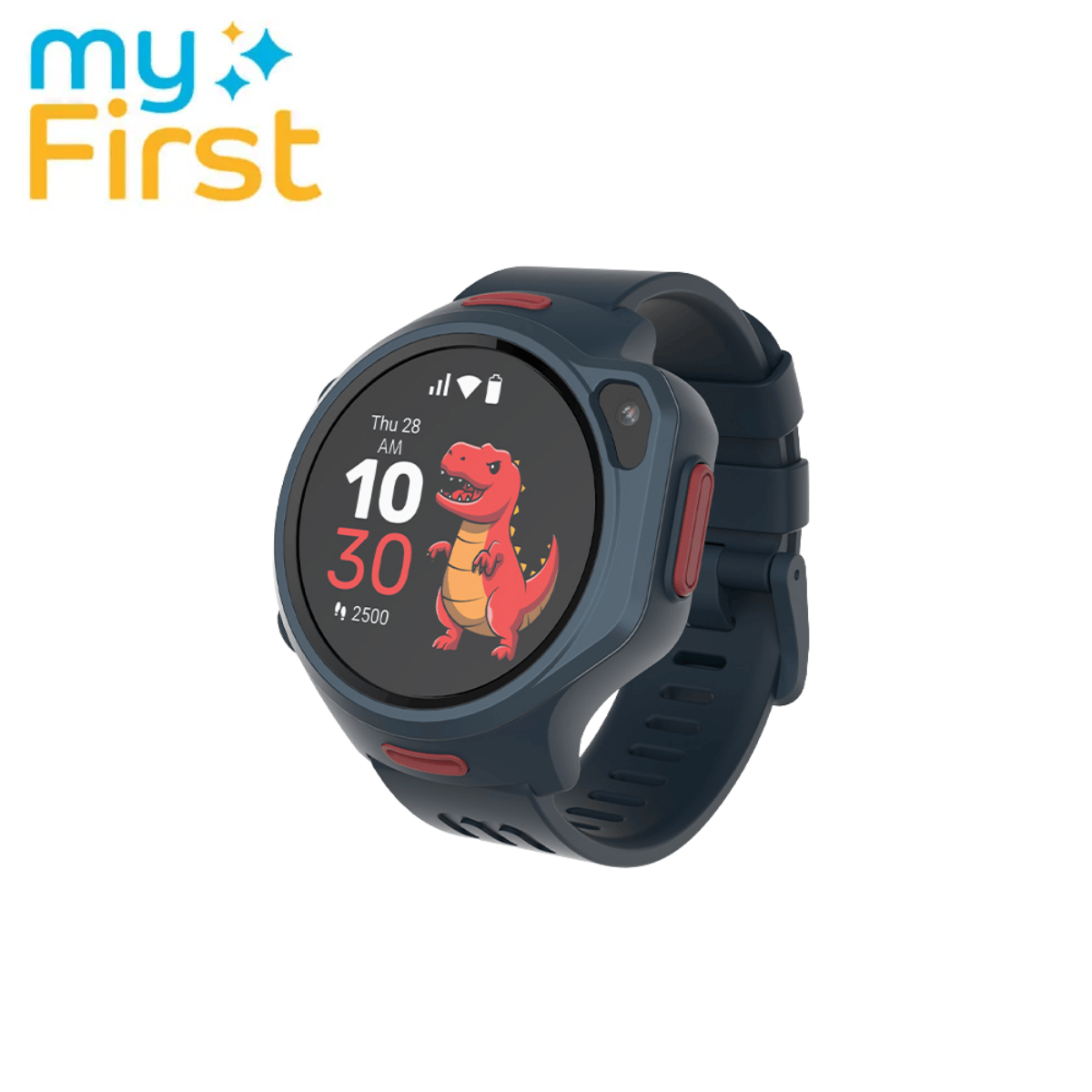 內建eSIM出國強支援➤myFirst Fone R2智慧兒童手錶/ 綜合莓藍
