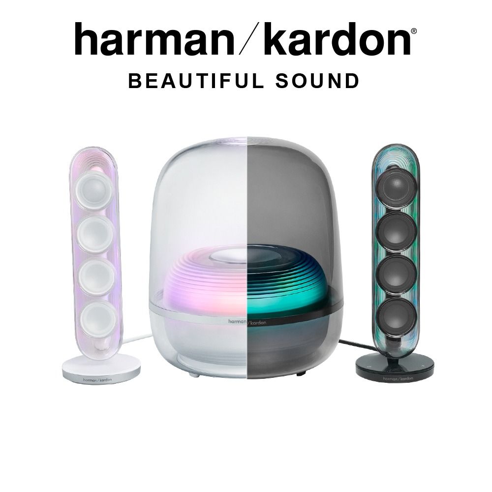 Harman Kardon SOUNDSTICKS 5 2.1聲道多媒體水母喇叭/ 白