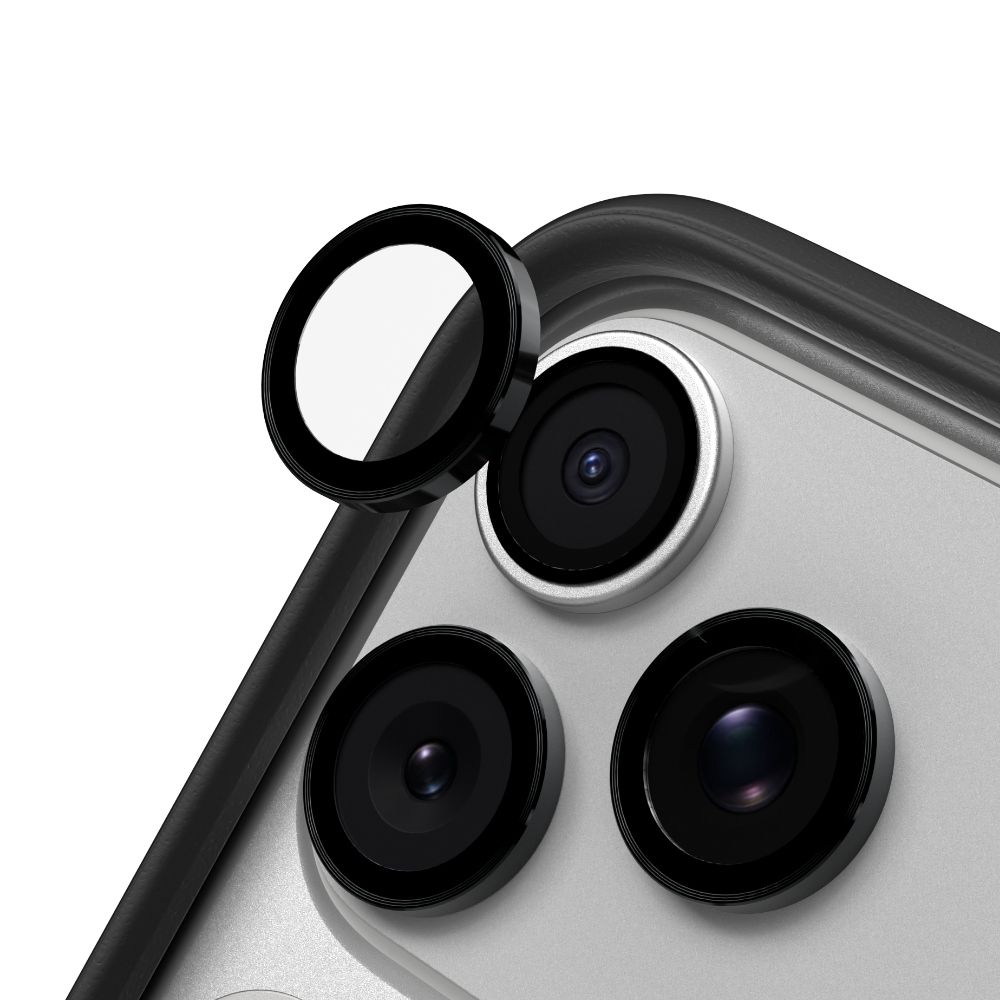【RHINOSHIELD 犀牛盾】iPhone 17 Pro/17 Pro Max 鏡頭玻璃保護貼(防爆保護)/ 黑