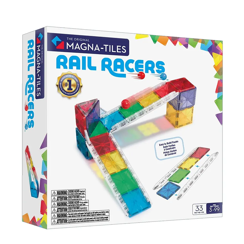 Magna-Tiles® Combo 磁力積木-滾滾樂33片(251033RR)/ 磁力片