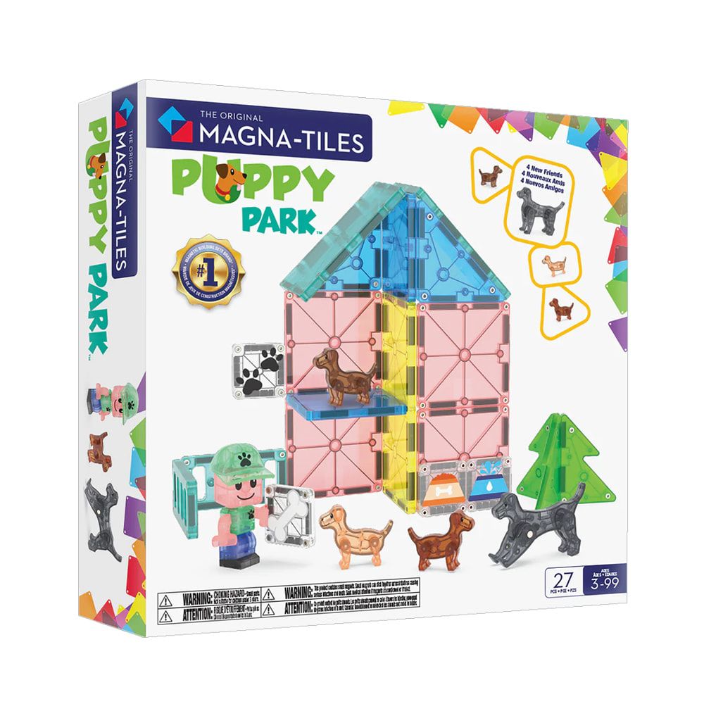Magna-Tiles® Combo 磁力積木-27片汪汪樂園(252027DD)/ 磁力片