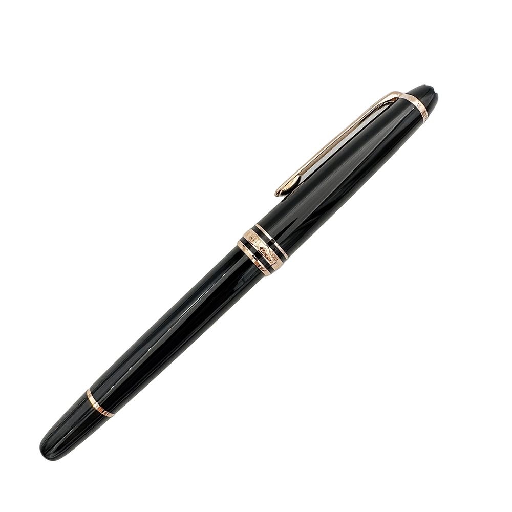 MONTBLANC大師傑作(大班)系列鍍玫瑰金經典鋼珠筆