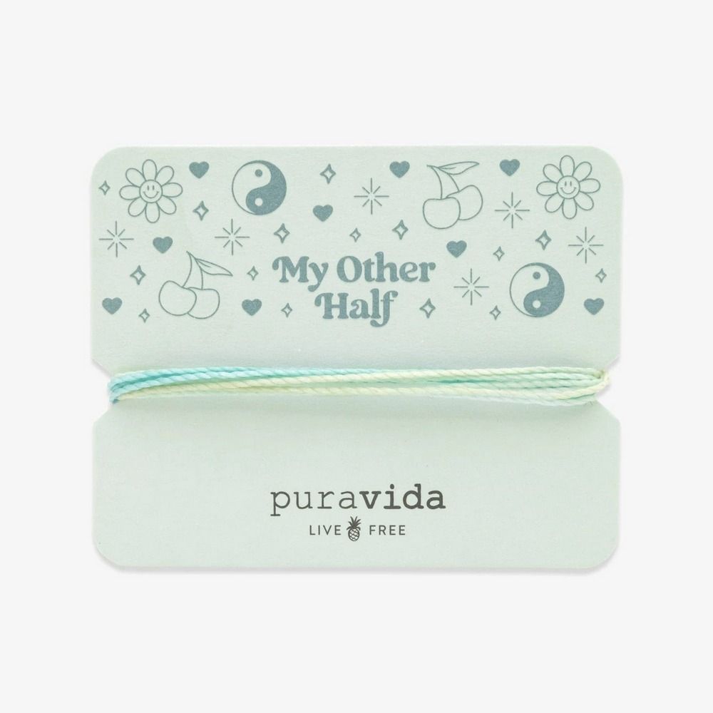 Pura Vida 美國手工 GIFTING系列/ MY OTHER HALF伴侶手鍊卡