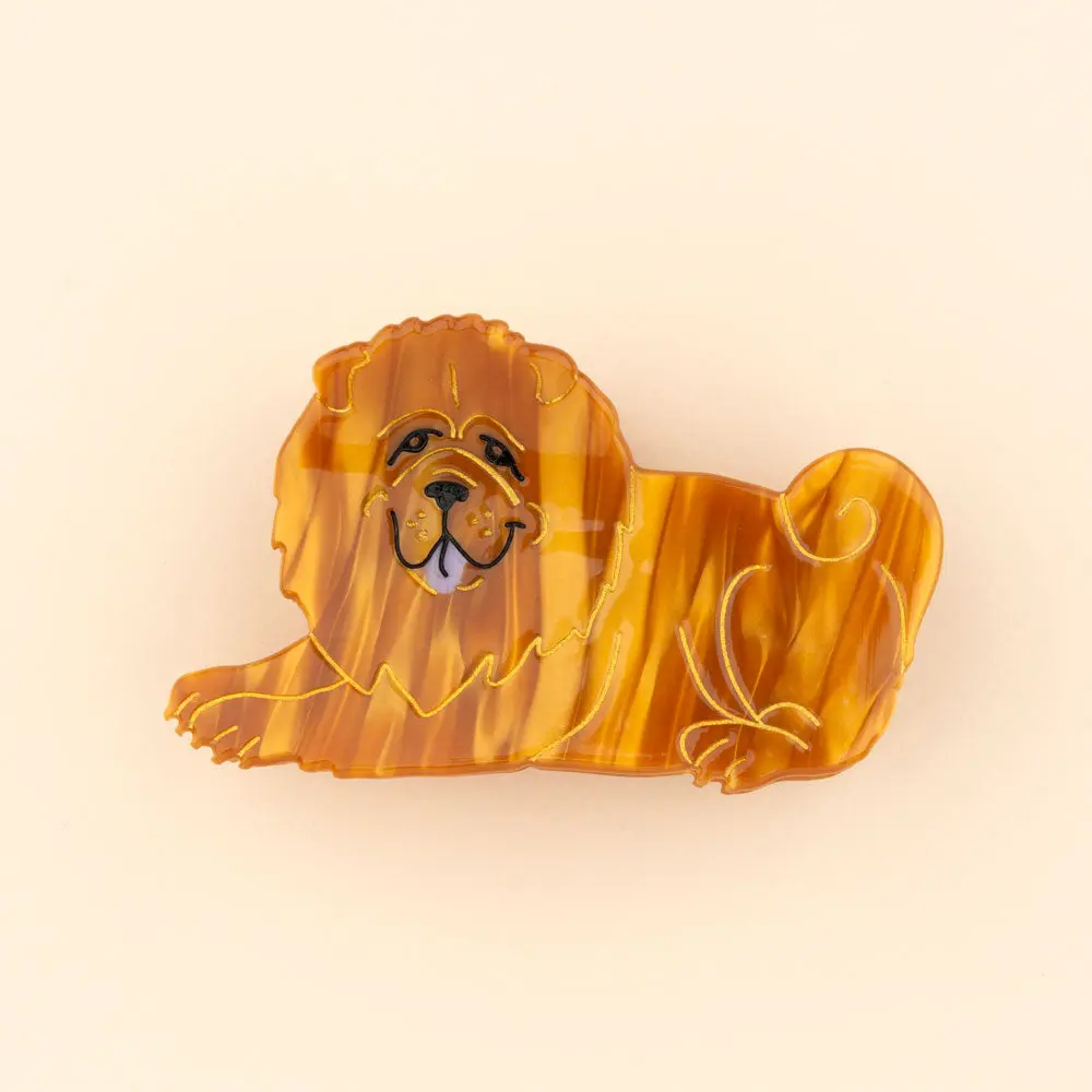法國 Coucou Suzette 髮爪夾/ 鬆獅犬