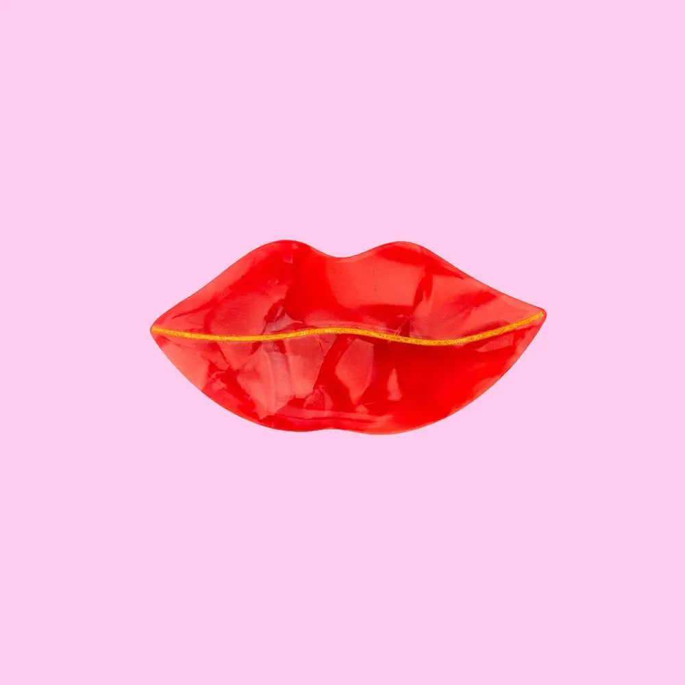 法國 Coucou Suzette 髮夾/ 紅唇