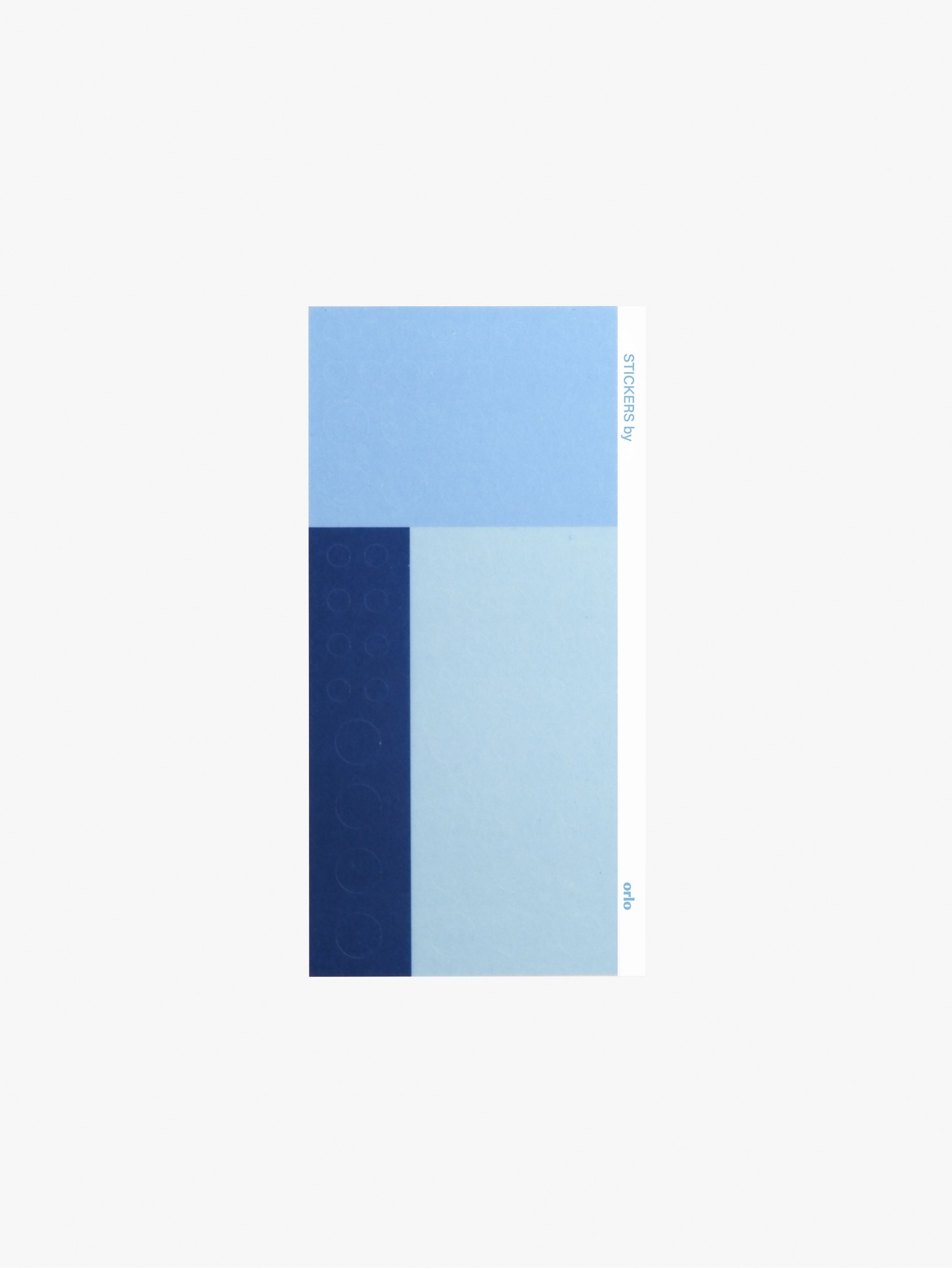 orlo washi blue trio和紙圓點貼