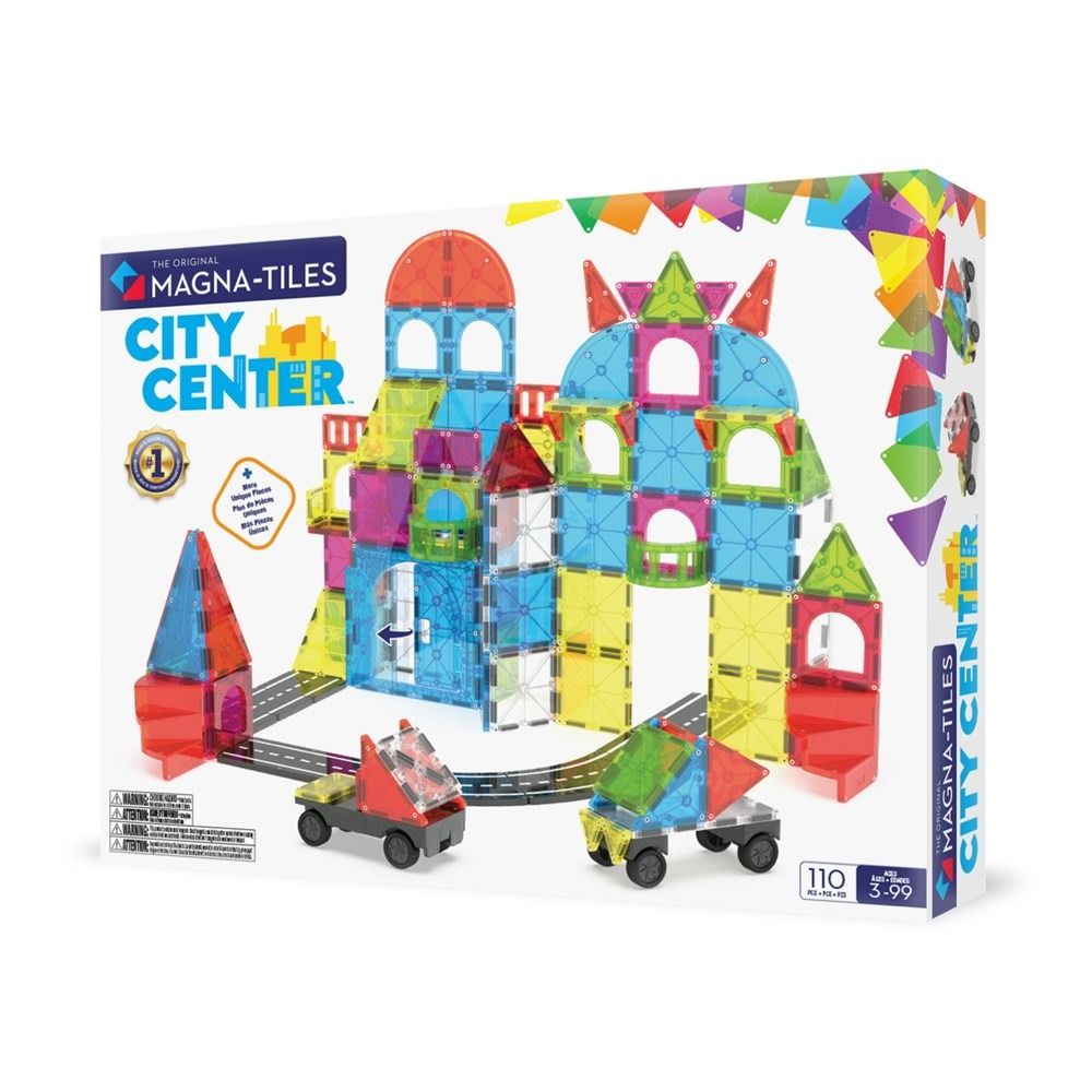 Magna-Tiles® Combo磁力積木-110片城市大冒險/ 磁力片