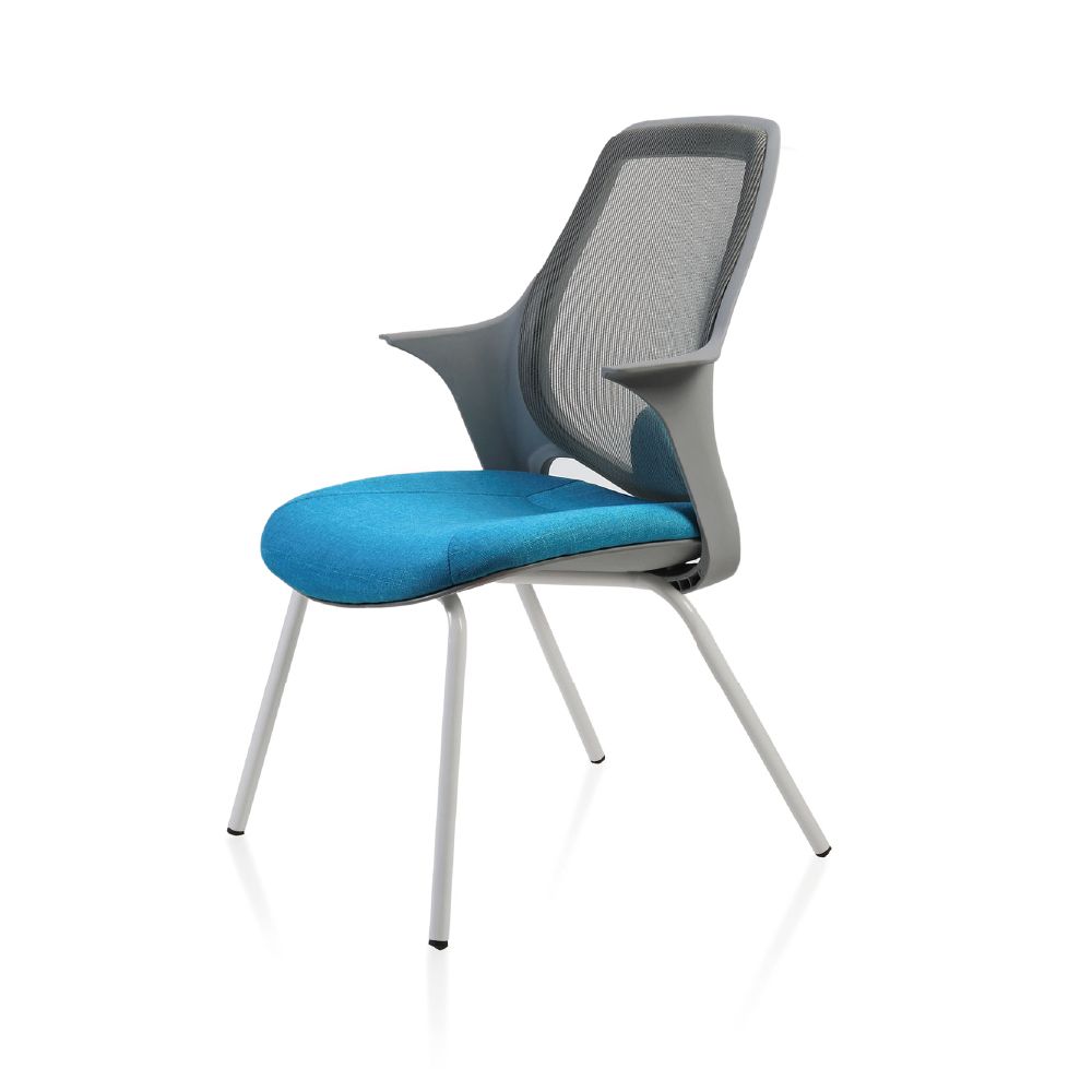 CO Chair鐵管腳｜協作空間辦公椅/ 藍色
