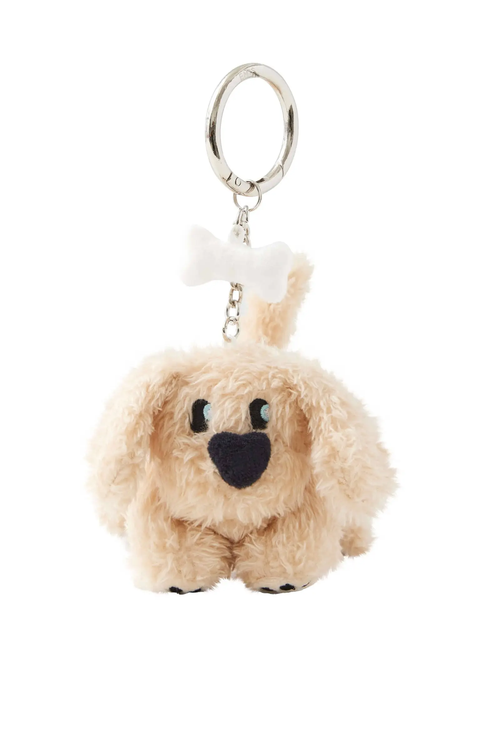 emis PUPPY KEYRING-BEIGE小狗鑰匙圈-米