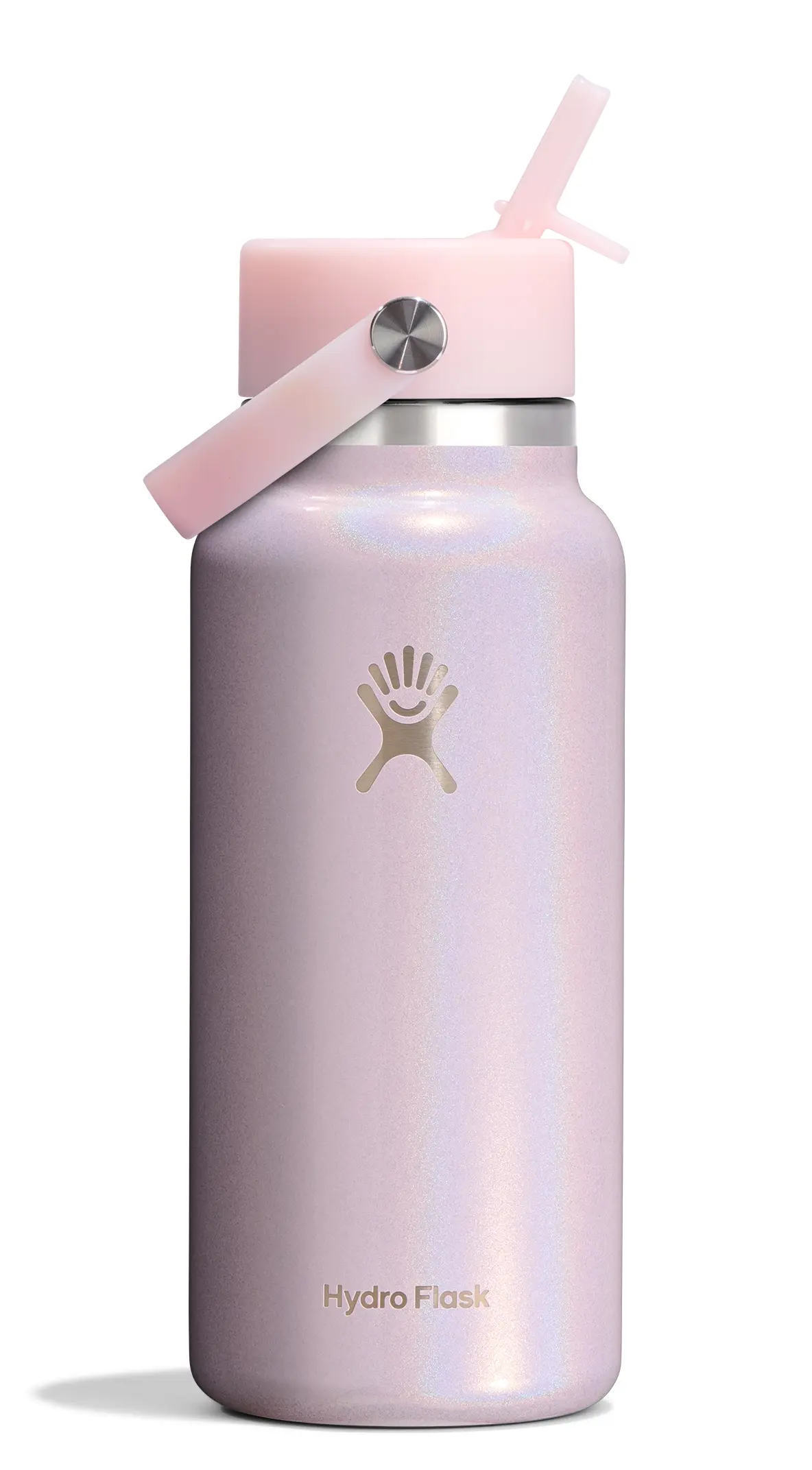 Hydro Flask Glimmer 32oz寬口吸管保溫鋼瓶/ 珍珠粉