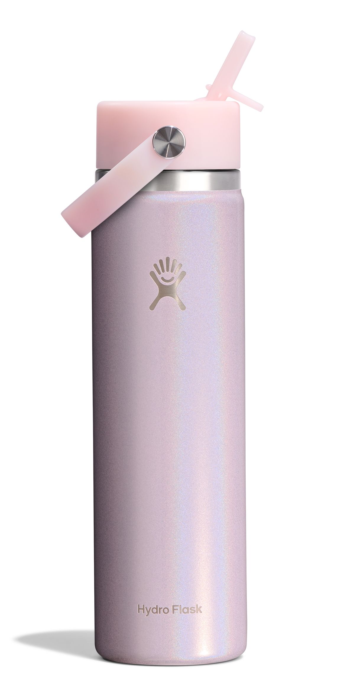 Hydro Flask Glimmer 24oz寬口吸管保溫鋼瓶/ 珍珠粉
