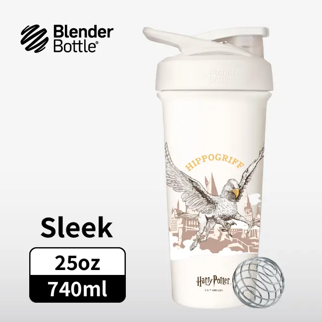 Blender Bottle Sleek按壓式不鏽鋼水壺/ 哈利波特/ 自由的鷹馬/ 25oz/ 740ml