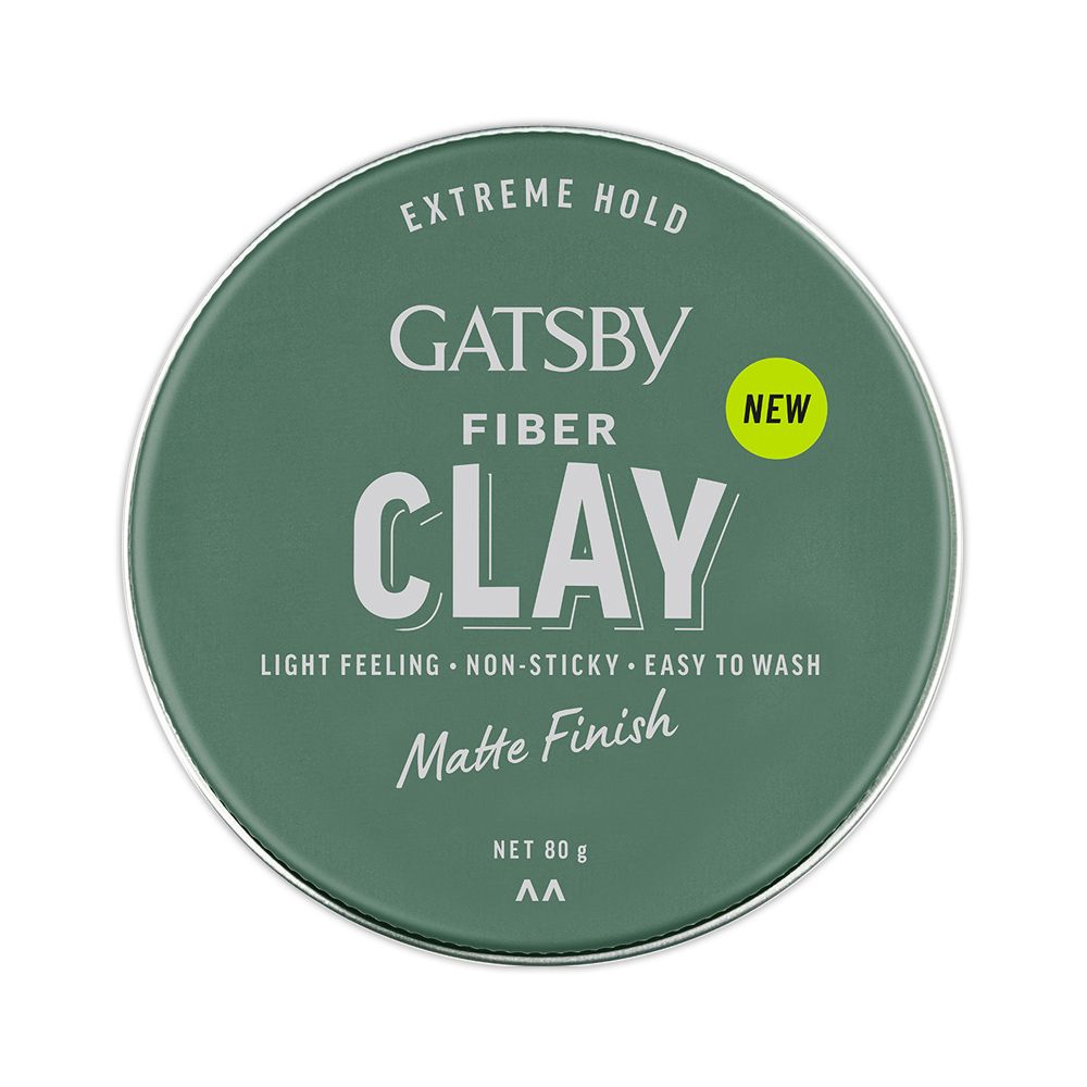 GATSBY FIBER消光纖維髮泥(蓬鬆線條)x1入(80g/入)