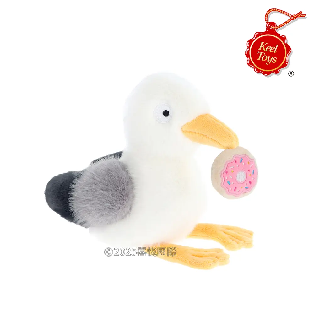 Keel Toys甜甜圈海鷗/ 14cm
