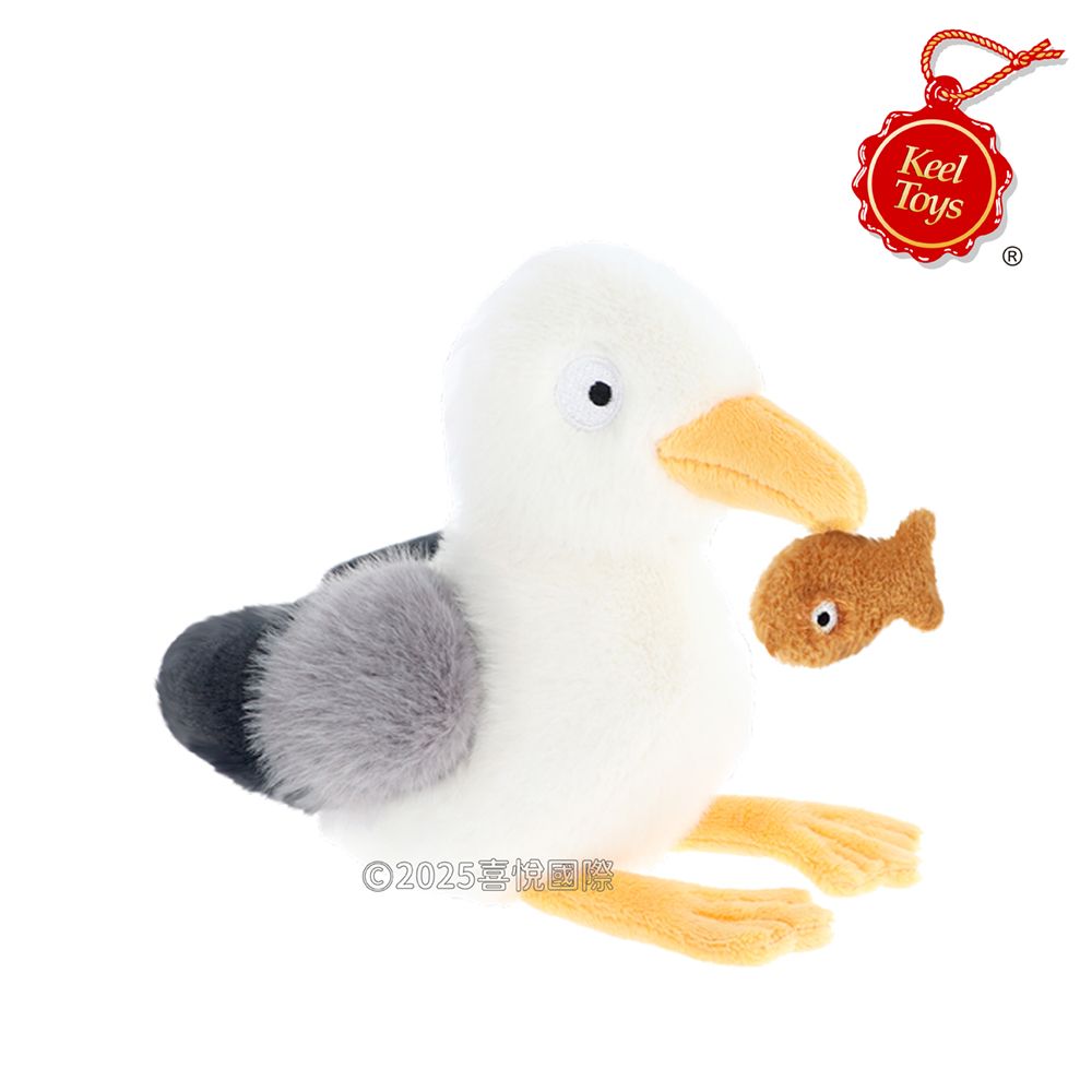 Keel Toys小魚海鷗/ 14cm