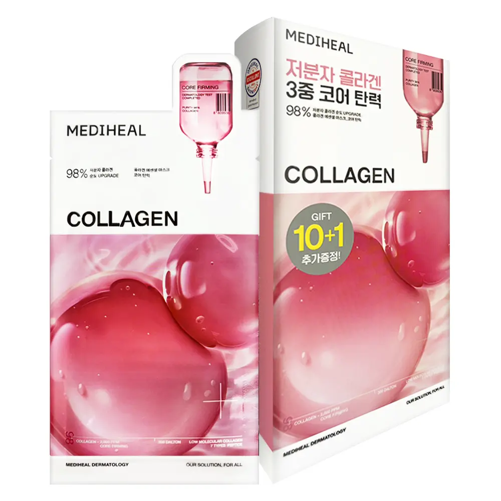 【MEDIHEAL】COLLAGEN 膠原蛋白面膜 11片-平行輸入
