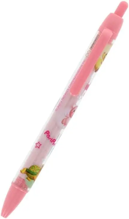 日本 sun-star PostPet 油性原子筆/ 0.7mm/ 黑筆/ 淺粉色