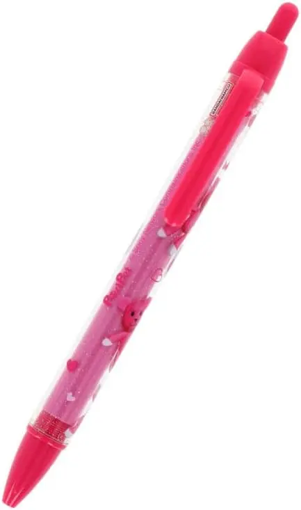 日本 sun-star PostPet 油性原子筆/ 0.7mm/ 黑筆/ 粉紅色