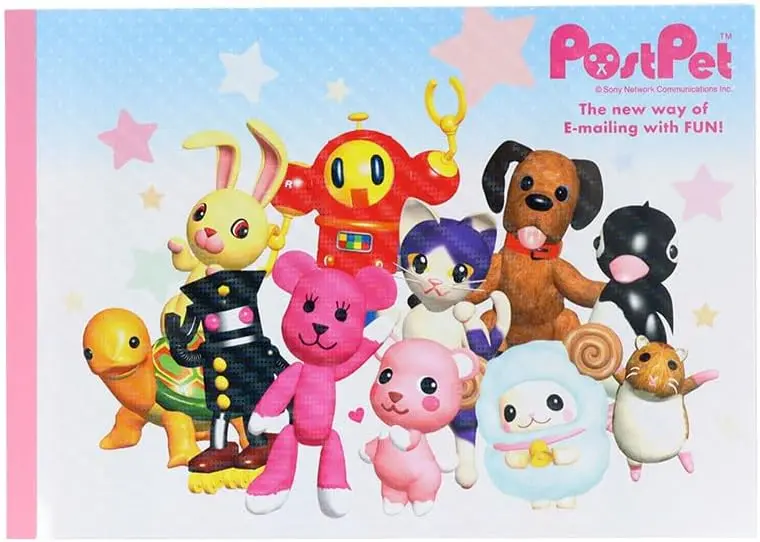 日本 sun-star PostPet 便條紙本/ A6/ 集合
