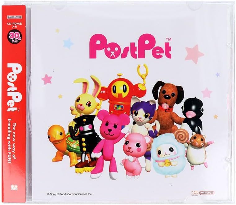 日本 sun-star PostPet CD造型便條紙本/ 粉紅色