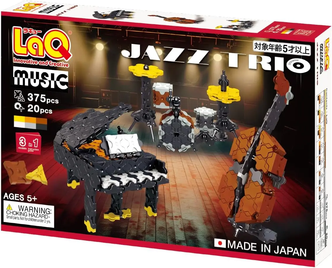 LaQ爵士三重奏/ 375pcs+20pcs