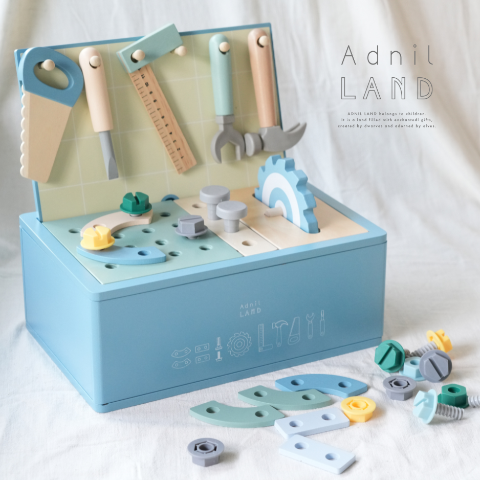 【日本Adnil LAND】木頭工具箱組