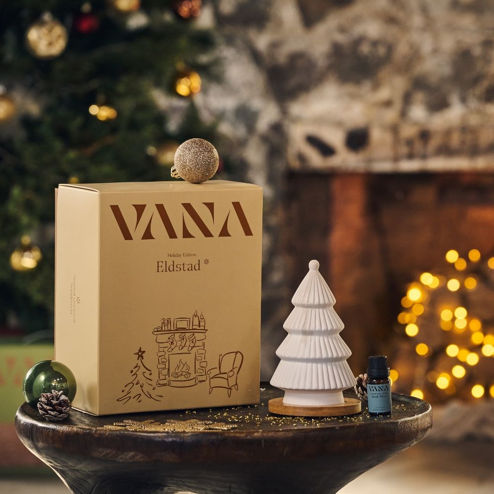 禮物首選➤VANA聖誕樹擴香石香氛禮盒