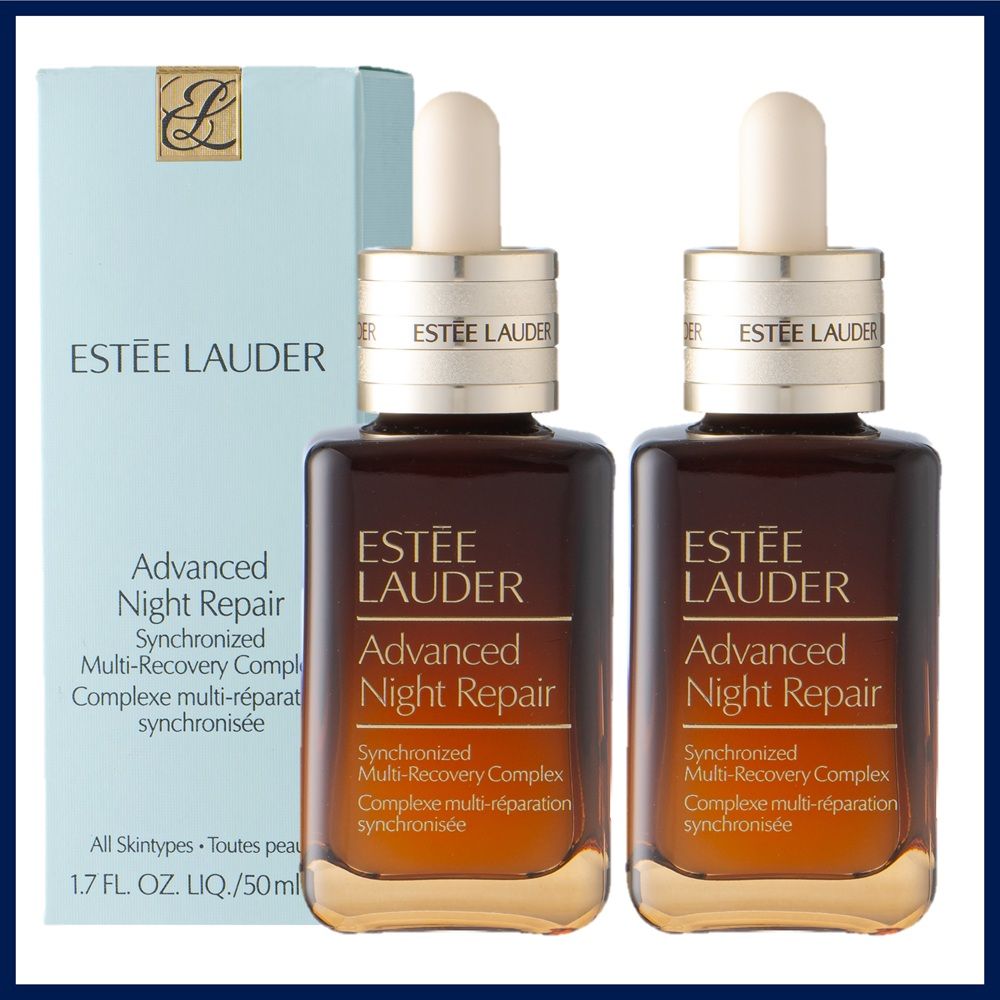 Estee Lauder 雅詩蘭黛 (小棕瓶)特潤超導全方位修護露50ml 兩入組 台灣專櫃貨