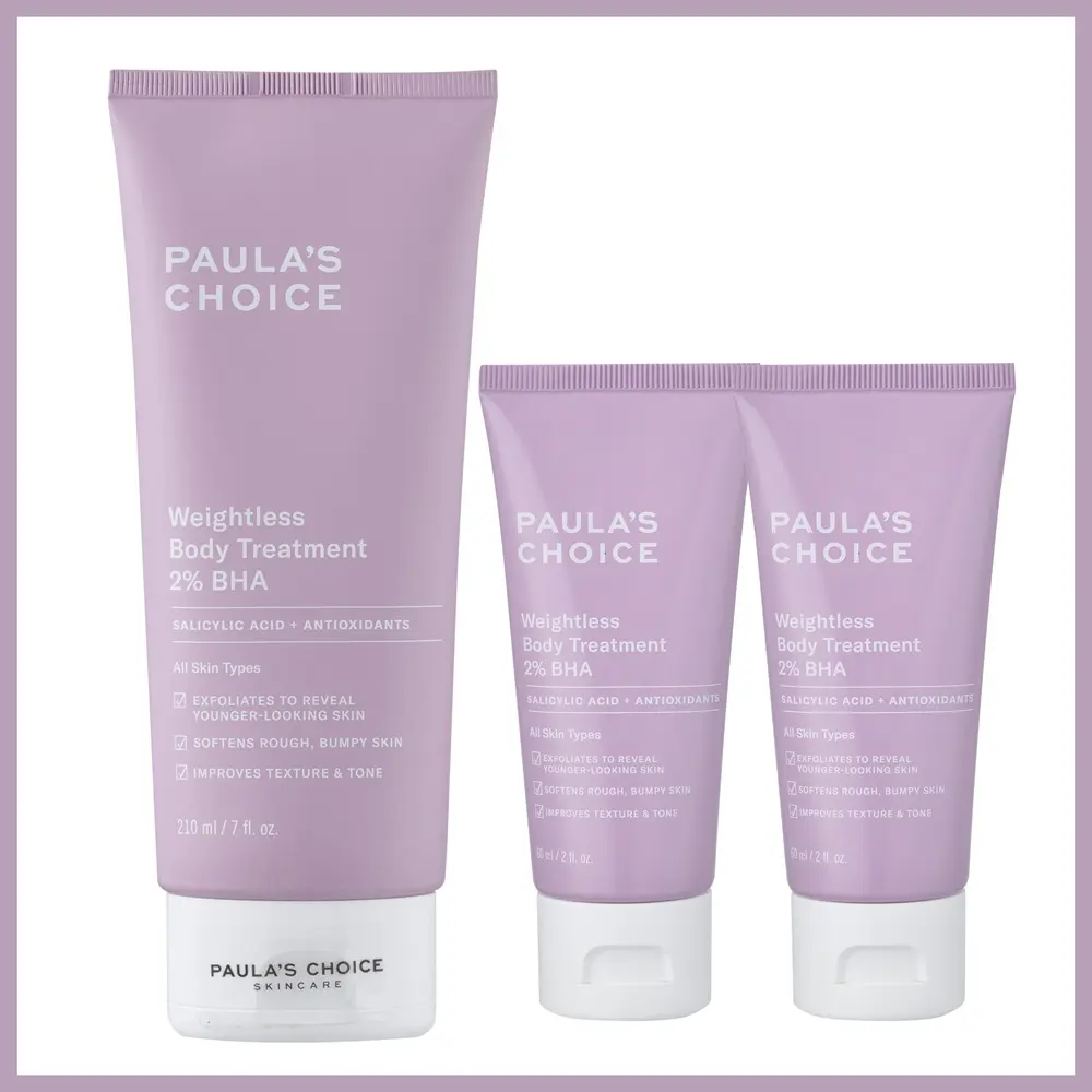 【Paula's Choice 寶拉珍選】2%水楊酸身體乳210ml+60mlx2 公司貨