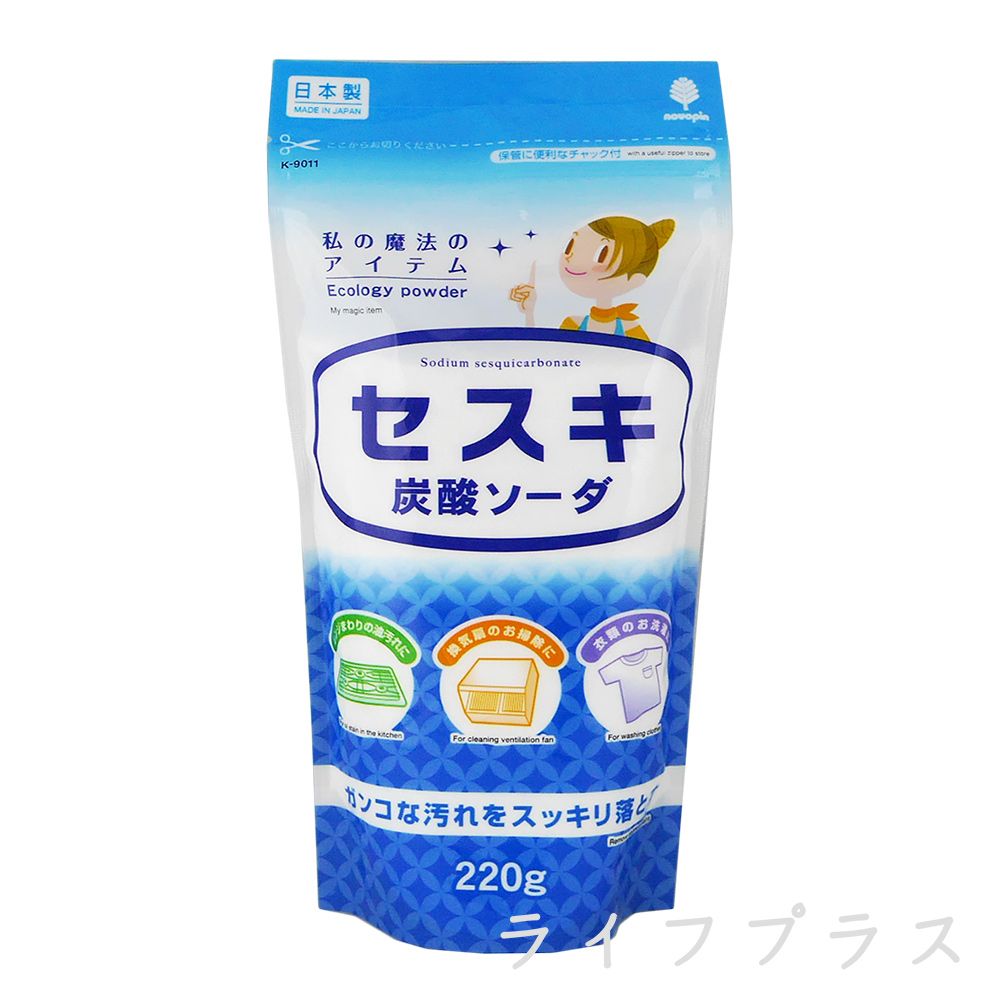日本製衣物碳酸鈉去污粉-220gX12包組