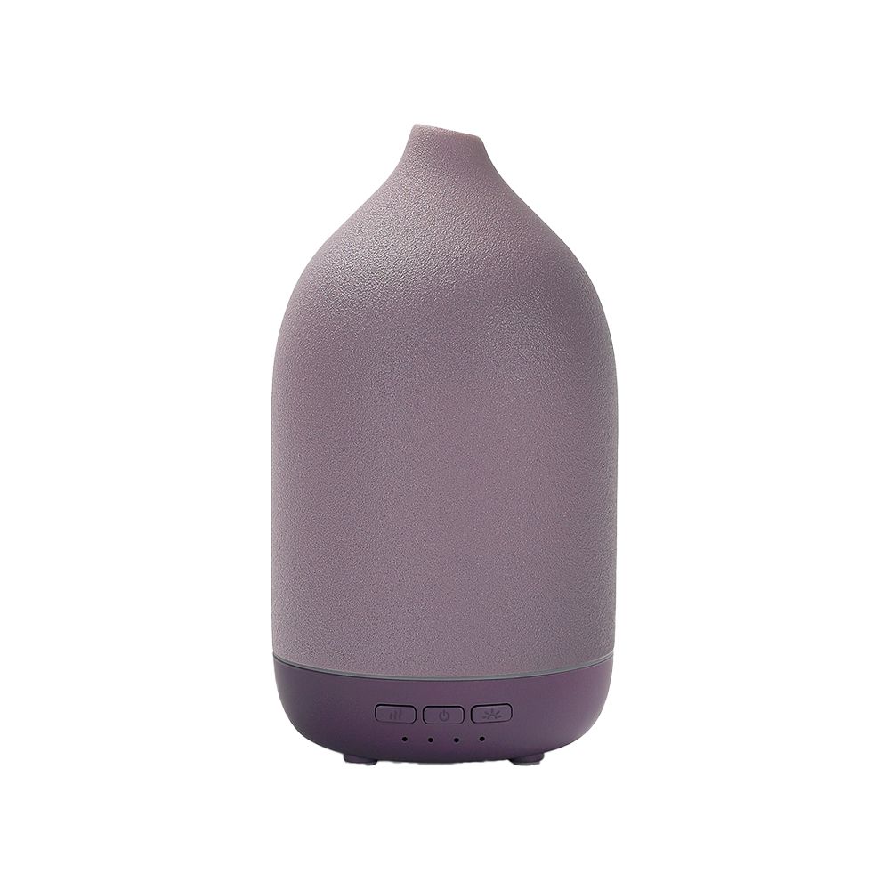 【Besthot】天然陶瓷精油香薰機－贈精油一瓶/ 葡萄紫